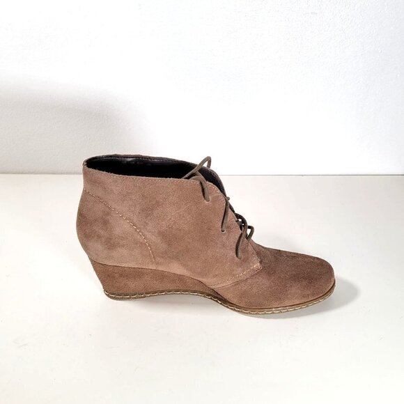 Franco Sarto Womens Suede Lace up Ankle Booties Size US 7.5 - Picture 6 of 16